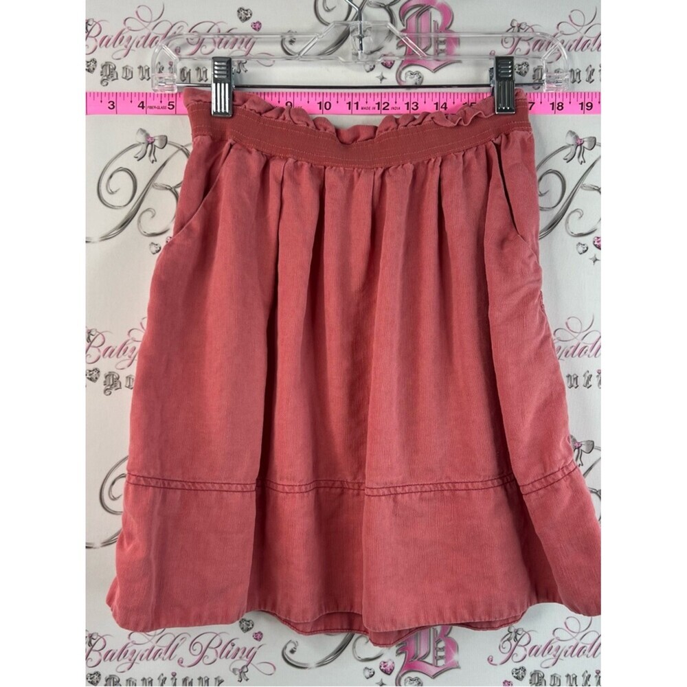 Wilfred Corduroy A-Line Skirt in Dusty Rose